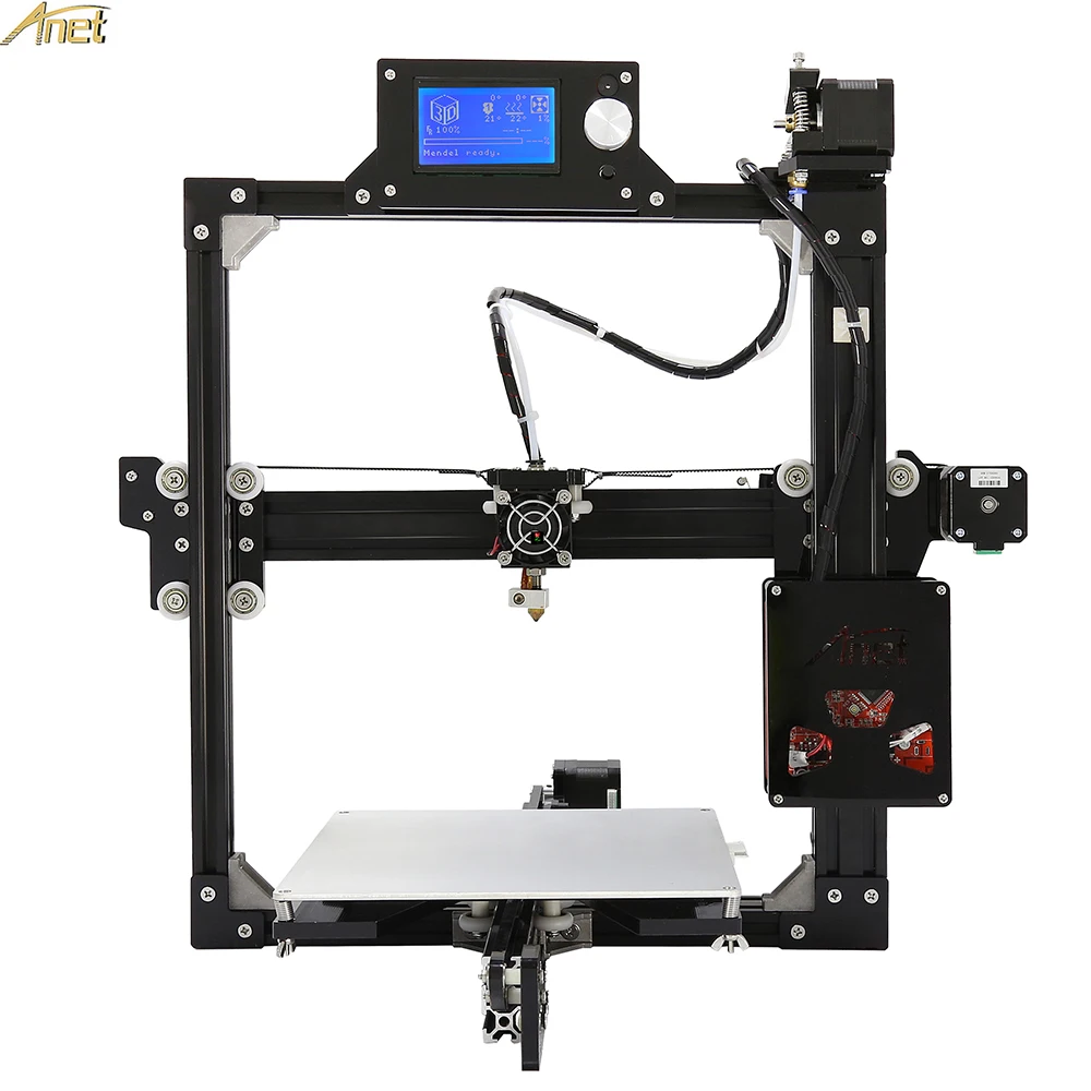 Reprap FDM 3d принтер s полу сборка или DIY комплект 3d принтер s impresora 3d печать высокая скорость Высокоточный 3d принтер с PLA