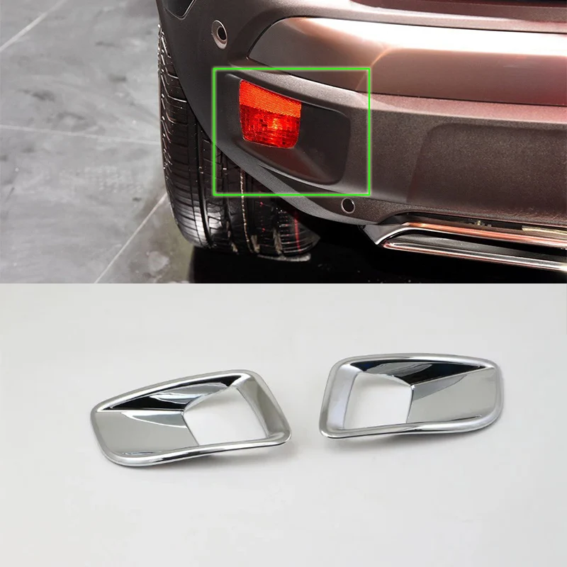 

ABS car accessories rear foglight cover 2pcs Car Styling For Peugeot 3008 2017