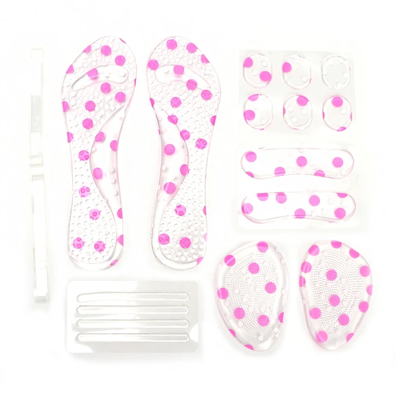 

6 Kinds /Set Women High Heel Shoes Silicone Insole Pad Foot Strips Foot Care Kit