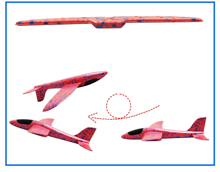 EPP пена ручной бросок самолет Открытый Запуск планер самолет детский подарок игрушка 48 см интересные игрушки
