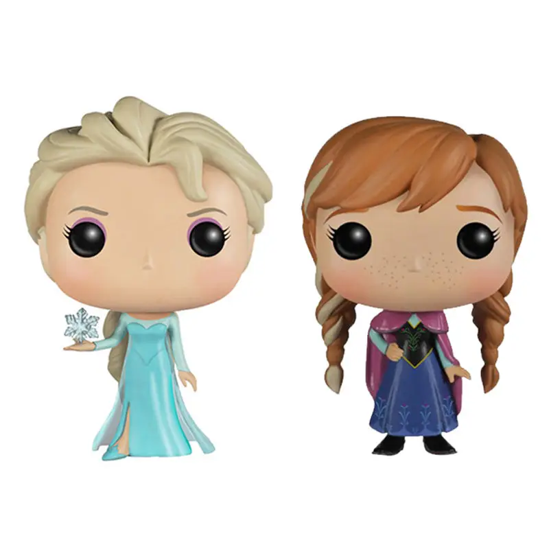 Funko POP Kawaii Frozen the Snow Queen Princess doll Anna Elsa Collection PVC Action Figure toys for children birthday Gift