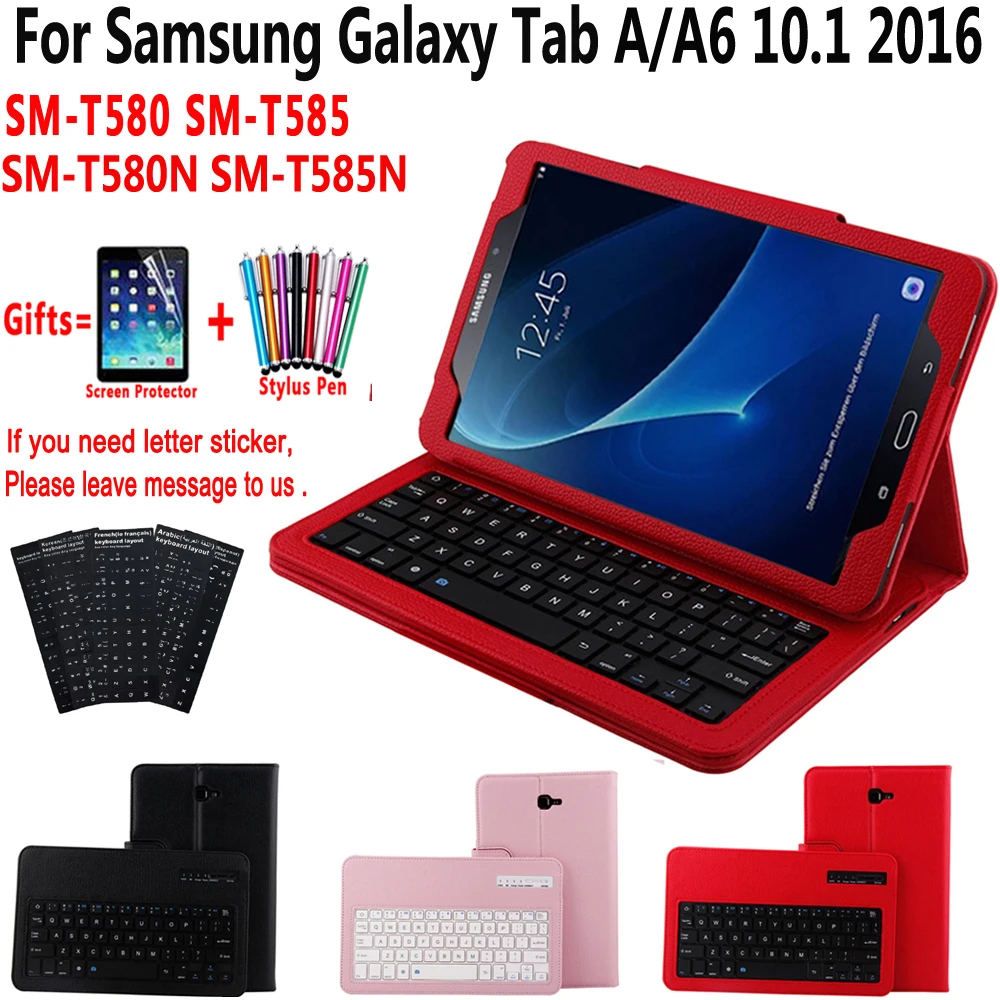 Detach Wireless Bluetooth Keyboard Case Cover for Samsung Galaxy Tab A