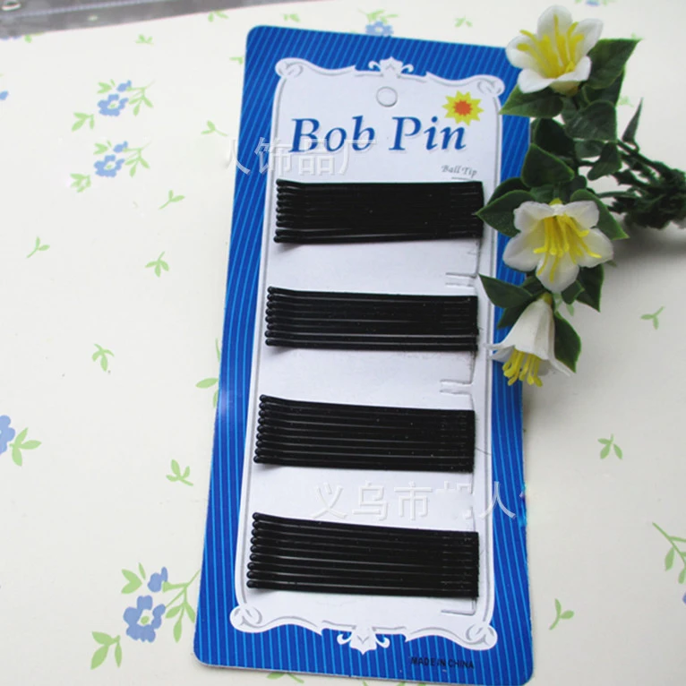 360pcs Black Bob Pin 36pcs/set Girls Hair Clips & Pins Accessories Card