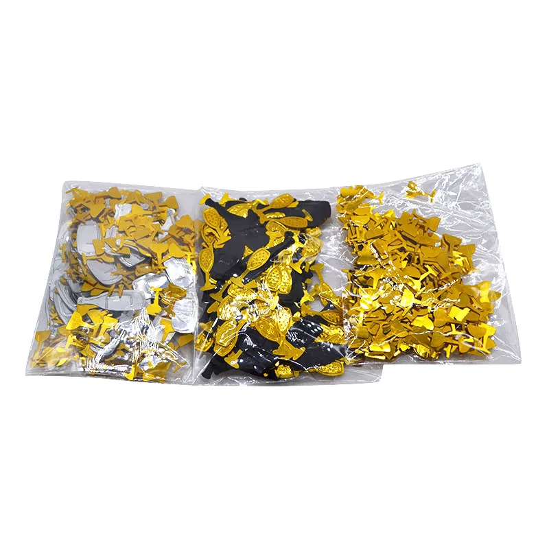 15g/pack Creative Black Gold Champagne Cup Confetti Table Decor Cheap Wedding Confetti Party Supplies Home Dining Table Decor 75