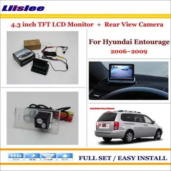 

Liislee For Hyundai Entourage 2006~2009 Auto Back UP Reverse Camera + 4.3" Color LCD Monitor = 2 in 1 Rearview Parking System