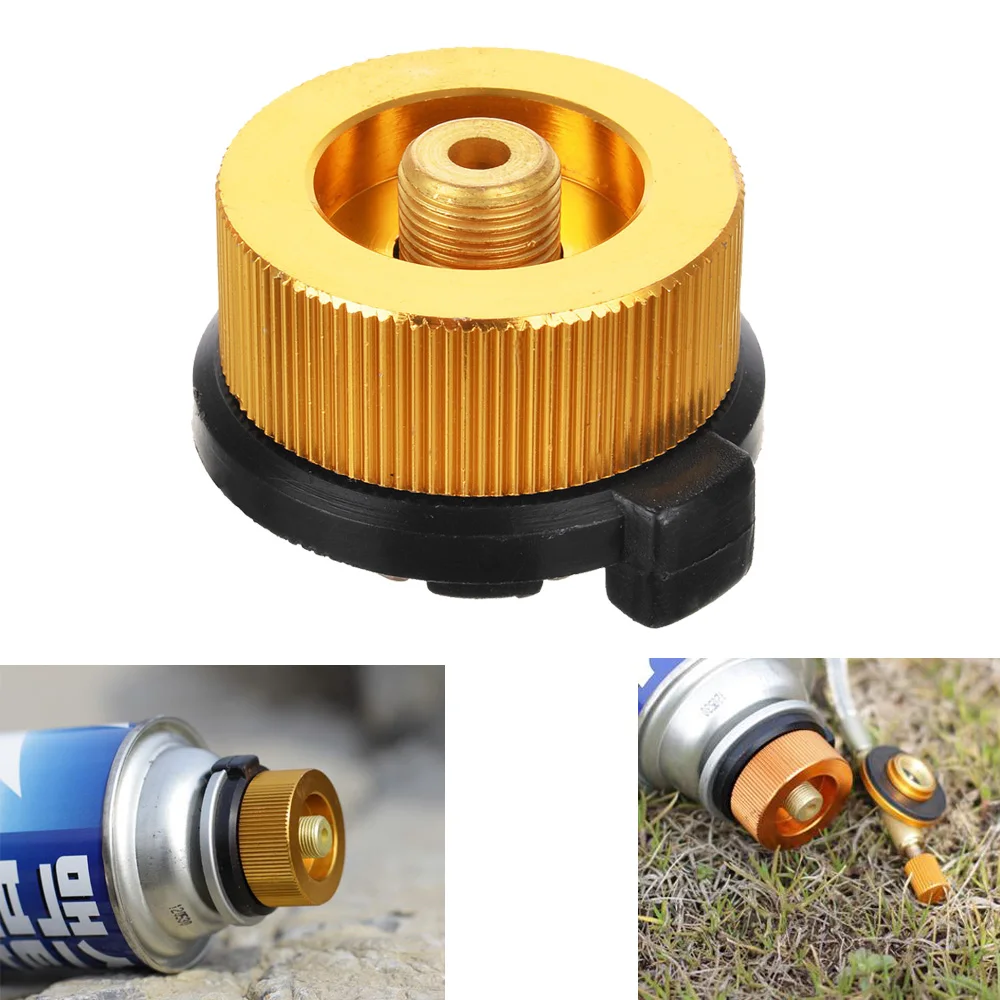 

Camping Hiking Stove Adaptor Conversion Furnace Converter Connector Cartridge Tank cylinder Adapter