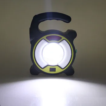 

Solar Flashlight COB Portable Work Light Rechargeable Solar Camping Hiking Tents Light 4 ModeL Emergency Spotlight Lamp