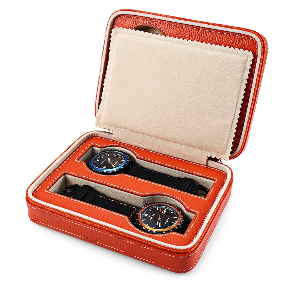 travel watch box leather