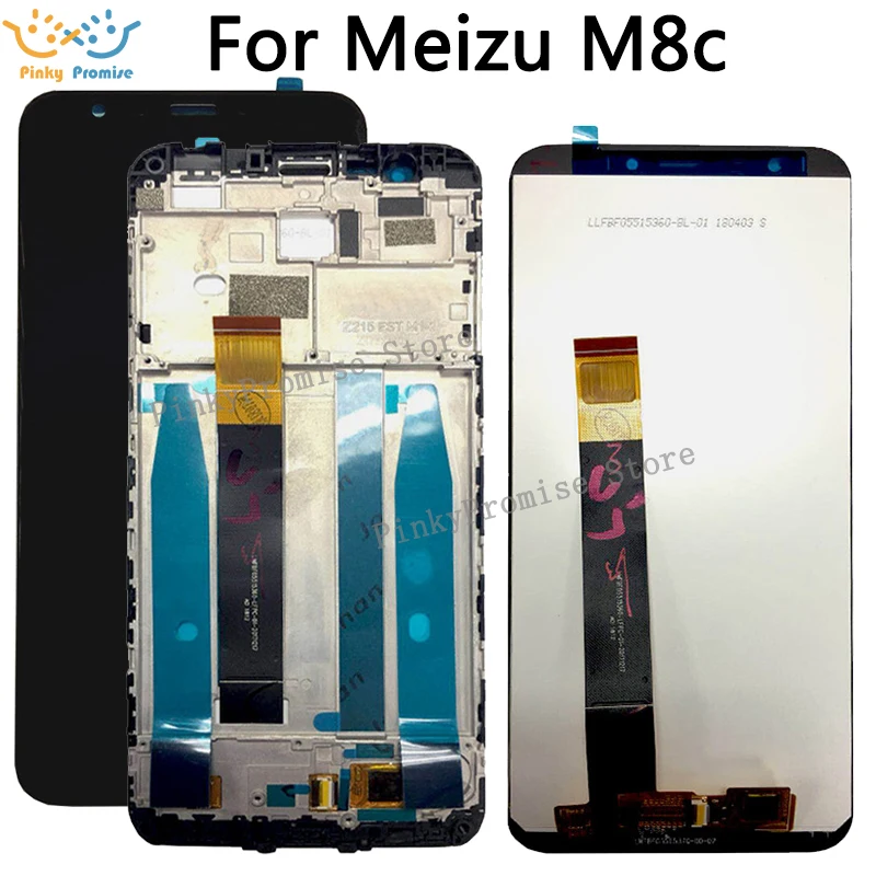 

For Meizu M8C M810H M810L Complete LCD Display Touch Screen Glass Digitizer Assembly free shipping