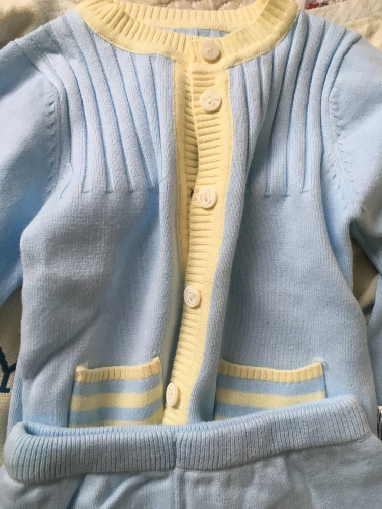 Детский мягкий теплый свитер в полоску