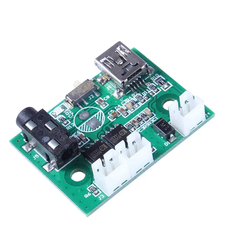 8002 3W+3W Stereo Amplifier Board Mini USB Lithium Battery