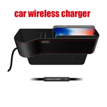 10w Qi cargador inalámbrico de la estación de almacenamiento de la Caja para el iPhone de carga rápida inalámbrica de coche soporte de teléfono para Samsung cargador rápido(China)