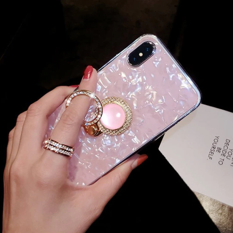 Роскошный блестящий чехол Kerzzil для телефона iPhone X XR Xs Max девочек с алмазным