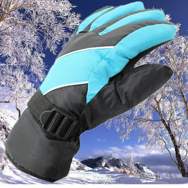 Перчатки Зимние перчатки ветрозащитные водонепроницаемые теплые сноуборд ниже нуля перчатки для мужчин и женщин