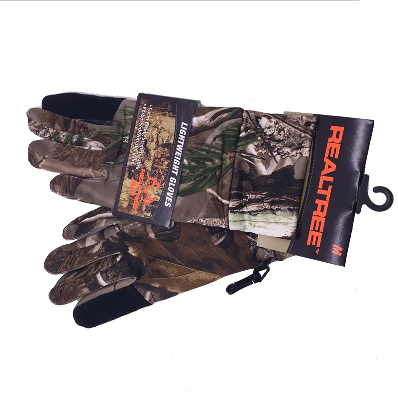 Hunting Fishing Lightweight Gloves Camouflage Bounce Gloves Non slip