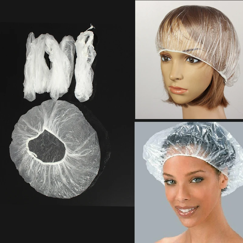 Promotion !! 1Pack 20 Pcs Disposable Clear Spa Hair Salon Home Shower