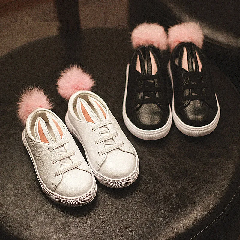 Buy Princess Girls Bunny Shoes Pompon Cute Rabbit Kids