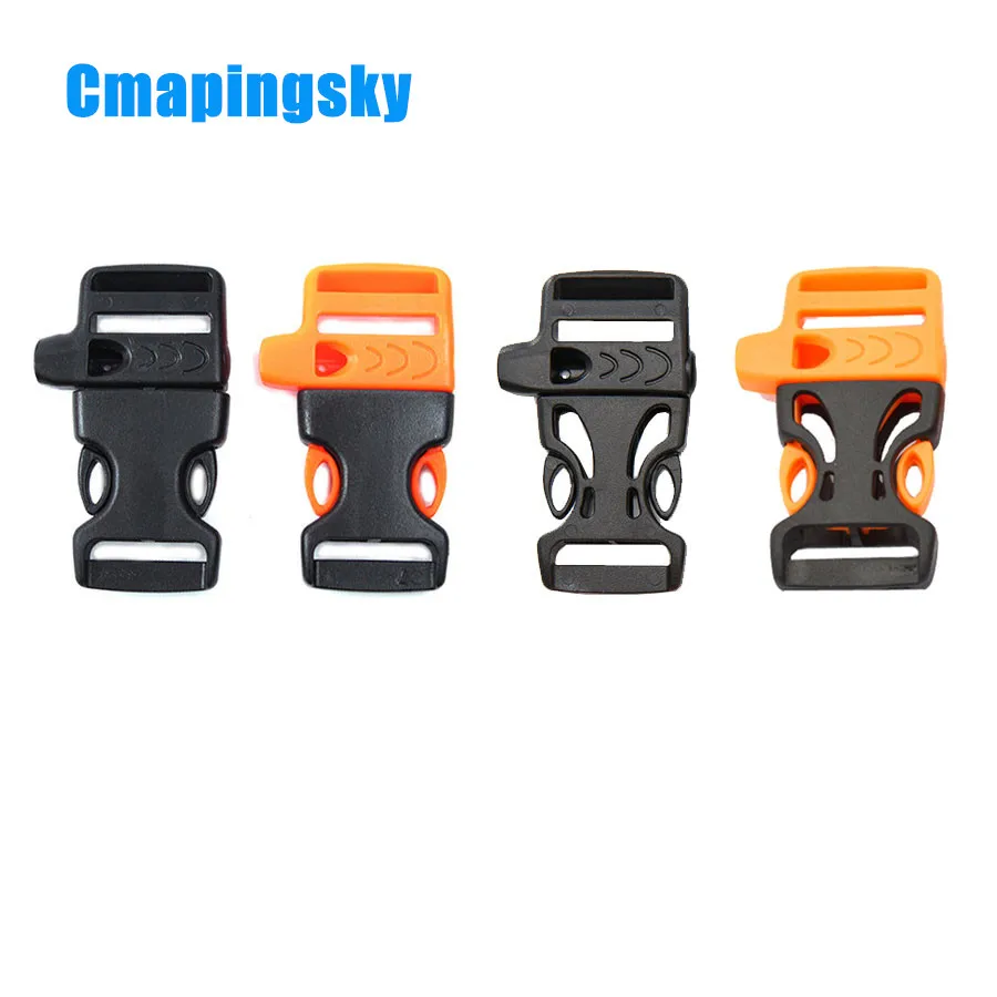 

Emergency Plastic Whistle Paracord Buckle Free Shipping