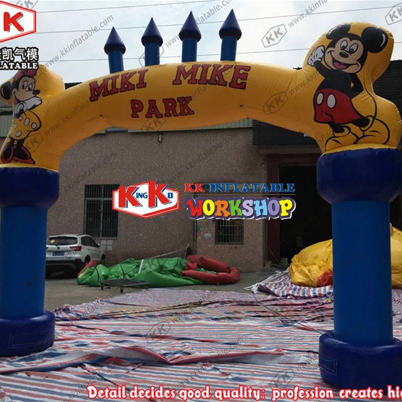 Inflatable advertising Opening activities in front of stores Cartoon inflatable arch