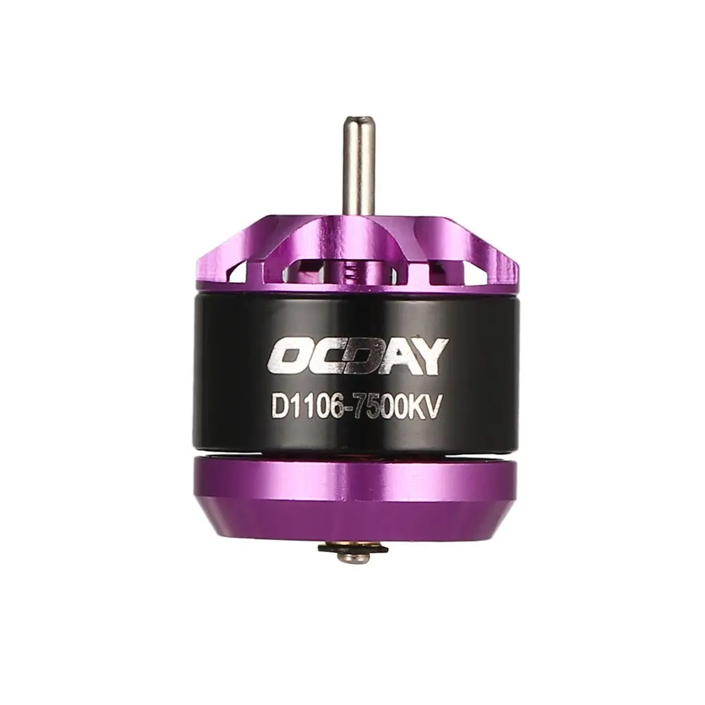 

OCDAY Original 4pcs 1106 7500KV 3-4S Brushless Motor for 60mm 70mm 80mm 90mm 100mm Mini RC Racing Drone RC FPV Quadcopter