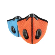 Спорт на открытом воздухе Анти-пыль половина с фильтром Пыль Велосипед Обучение Анти Пыль дышащая велосипедная маска