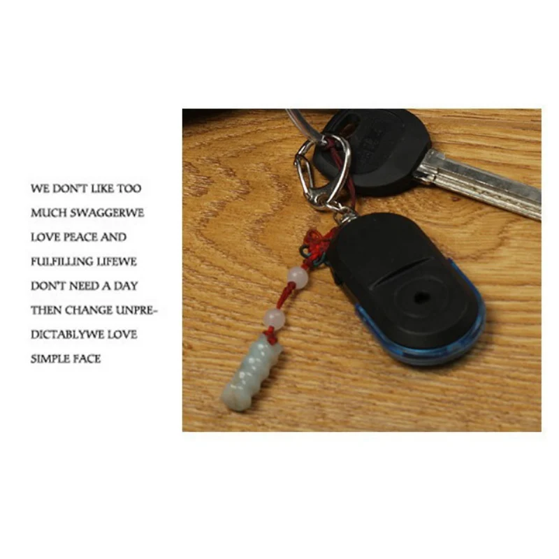 Wireless Anti-Lost Alarm Key Finder Locator Keychain Whistle Sound LED Light Things Tracker Anti-Lost Device for The Elderly Hot