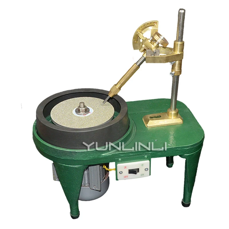 

180W 220V Gem Faceting Machine Polishing Flat Grinding Machine Jewelry Jade Stone Angle Machine 8-inch Aluminum Plate YY(BD)6312