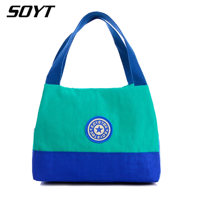 Buy SOYT Fashion Portable Nylon Lunch Bag Thermal Food