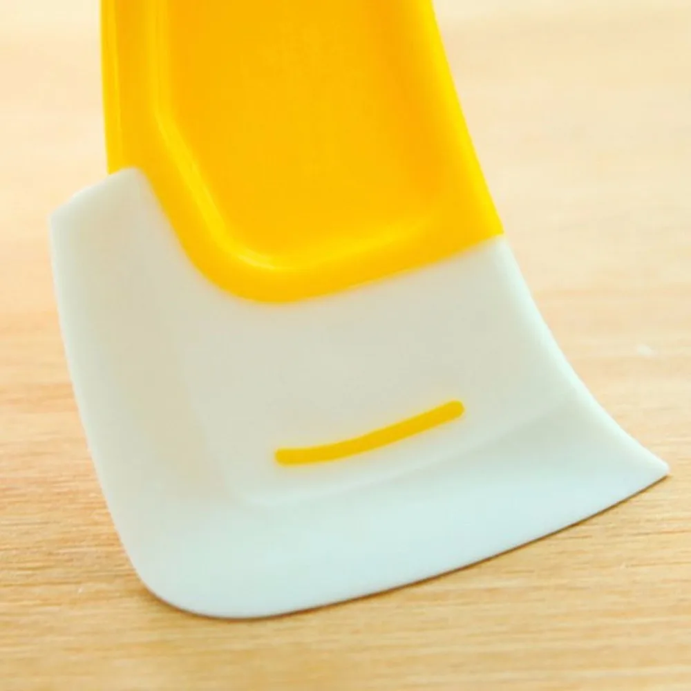 1 шт. силиконовая форма очищающий скребок кухонная лопатка инструмент для выпечки торта лопатки для теста 6,02*2,36*0,31"