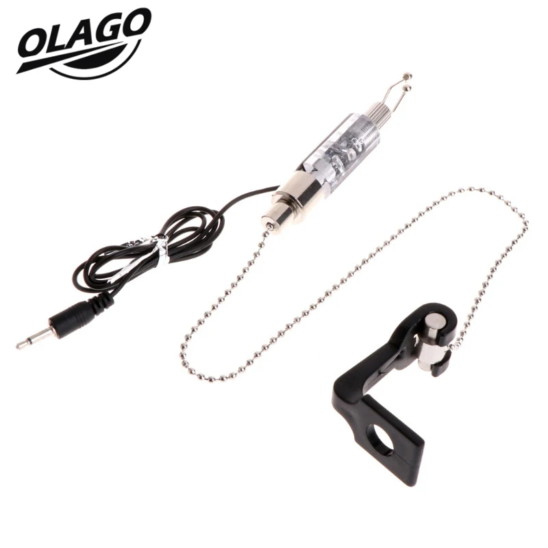 Olago 2.5 ملليمتر LED الصيد اصطياد دغة سلسلة مضيئة شماعات مقلاع مؤشر دغة الصيد معالجة أدوات الكارب معالجة