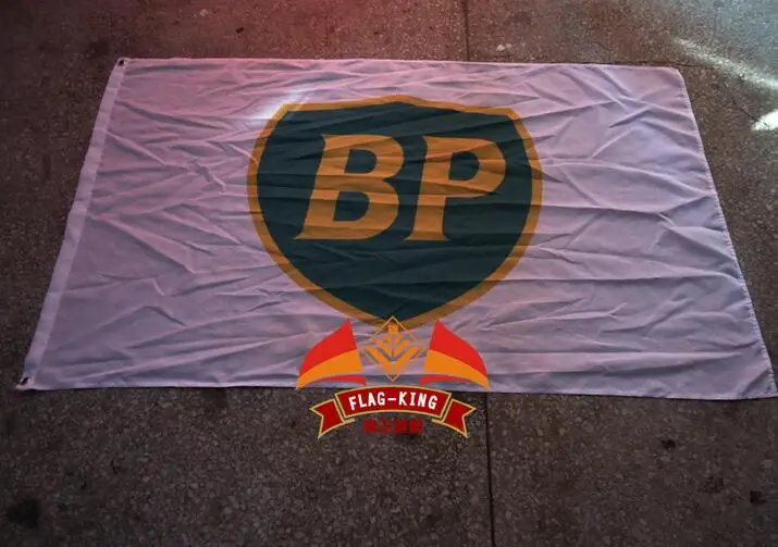 Флаг бренда заправочной станции BP полиэстеровый Баннер размером 90*150 см brand