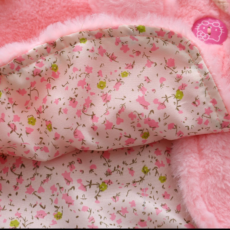 Осенне-зимнее плотное пальто для новорожденных девочек плащ-пончо с капюшоном, куртка верхняя одежда, пальто, одежда