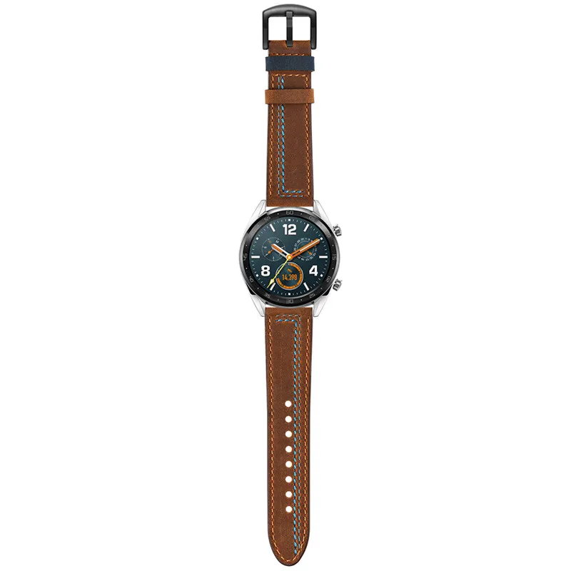 Для Huawei Watch GT 2e gt GT2 46 мм Honor magic dearm кожаный ремешок 22 Смарт часы спортивный для honor