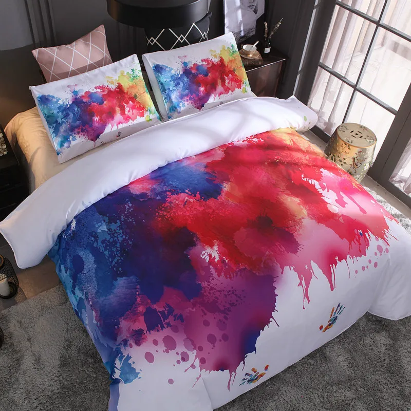 

World Map Bedding Set Twin Full Queen King Meteor Scorpio Duvet Cover Constellation Bed Set Bohemian Print Black Bedclothes