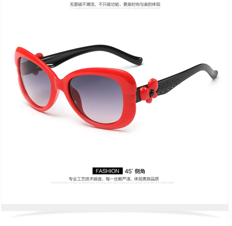 WtgwtQ 2018 New Children Sunglasses Kids Designer Cute Shades For Girls Boys Goggle Baby Glasses Oculos Infantil Sun glasses 14