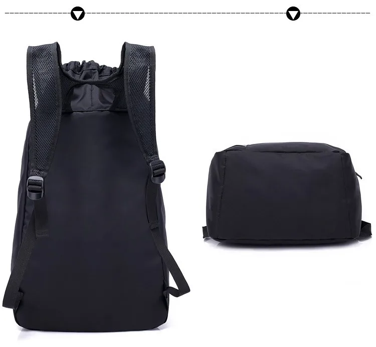Homens saco de cordão mochila masculino bagpack