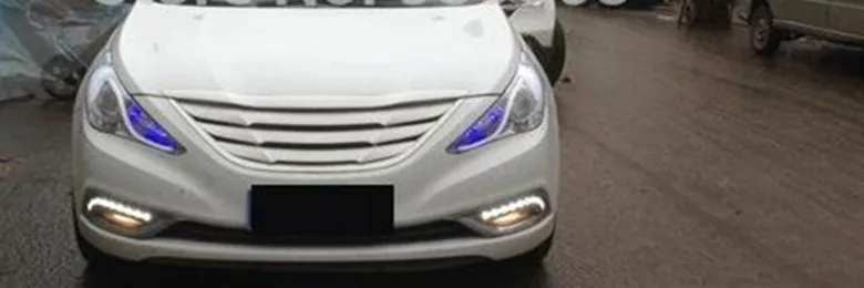 Высокое качество автомобиля Передняя решетка решетки для hyundai SONATA 8 2011- Аксессуары