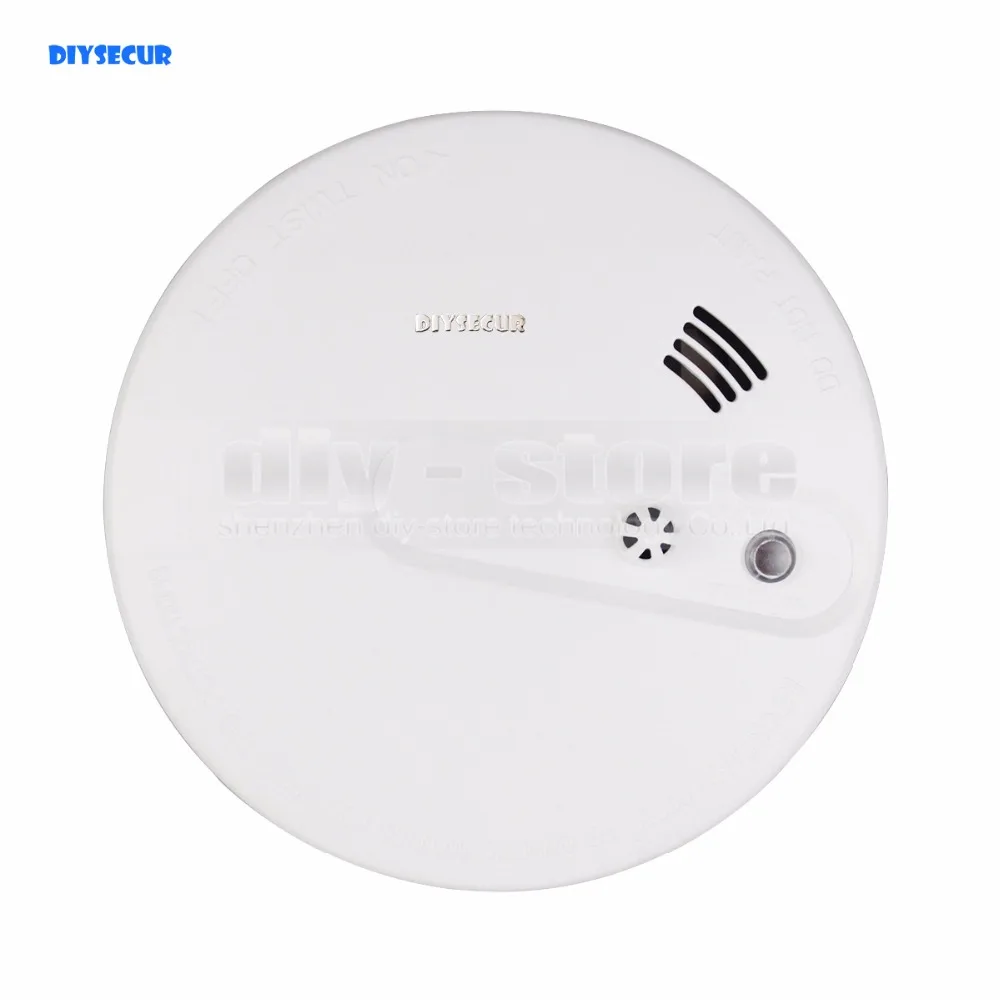 

DIYSECUR YG-04 Wireless Photoelectric Smoke Sensor for Our Related Home Alarm Home Security System 433Mhz Fire Detector