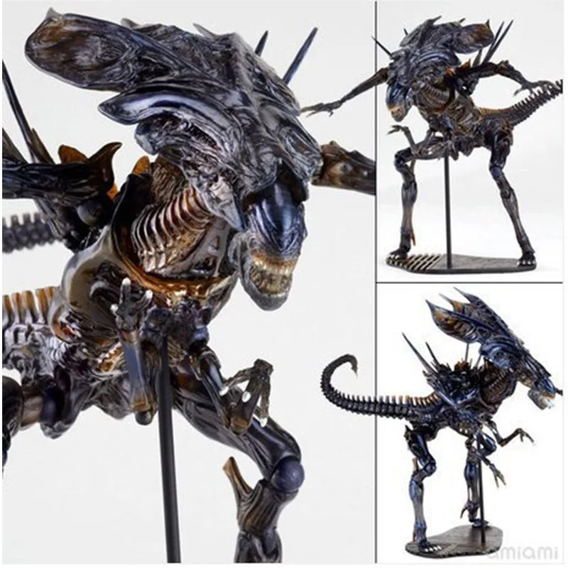 

Yx -01 Movie Periphery Action Figure Aliens Series Queen Xenomorph Warrior PVC Collectible Model Doll toys for children
