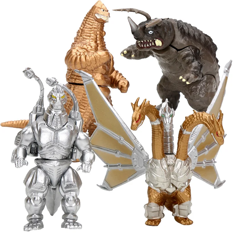

4pcs/set Janpanese Ultraman Figure Kaiju Model Toys Christmas Gifts for Children