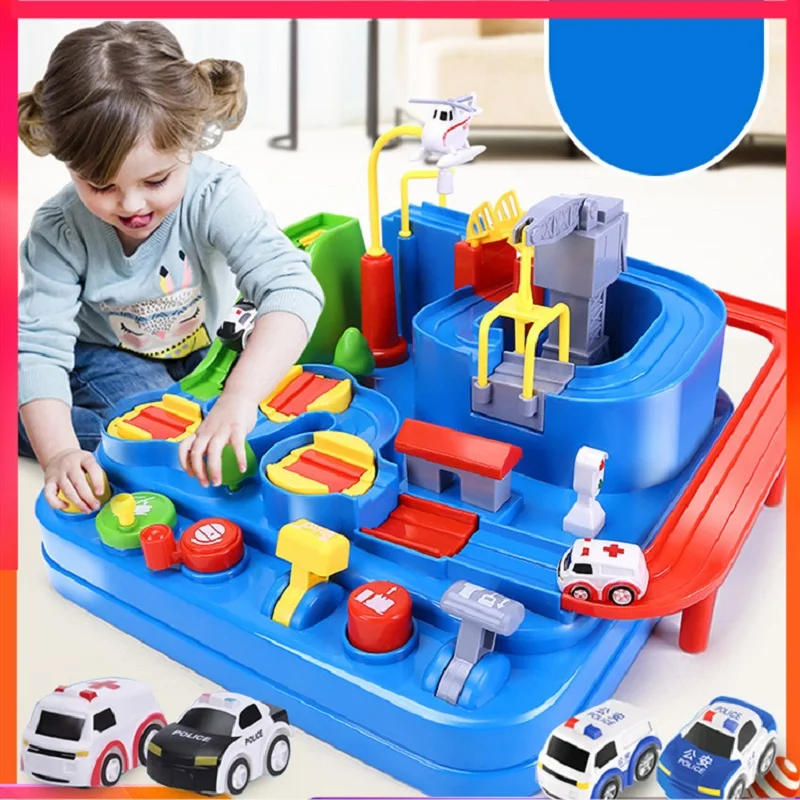 Marble run малая трасса для поезда мяч бега строительные игрушки лабиринт marble gundam car