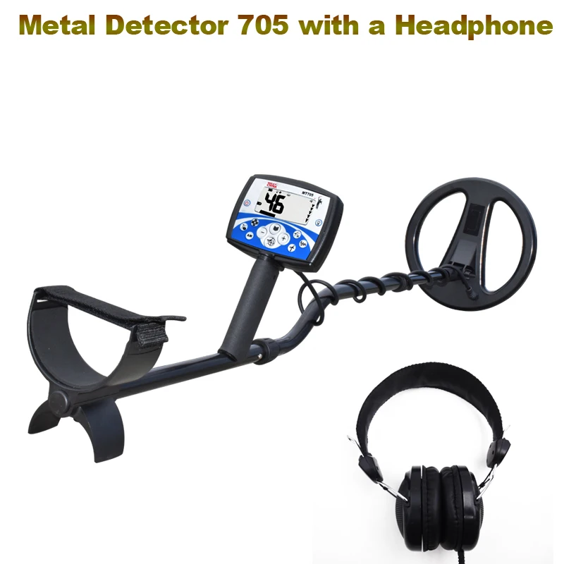 

Underground Metal Detector 705 Gold Digger Treasure Hunter Finder Pinpointer Professional Gold Prospecting Mode LCD Display