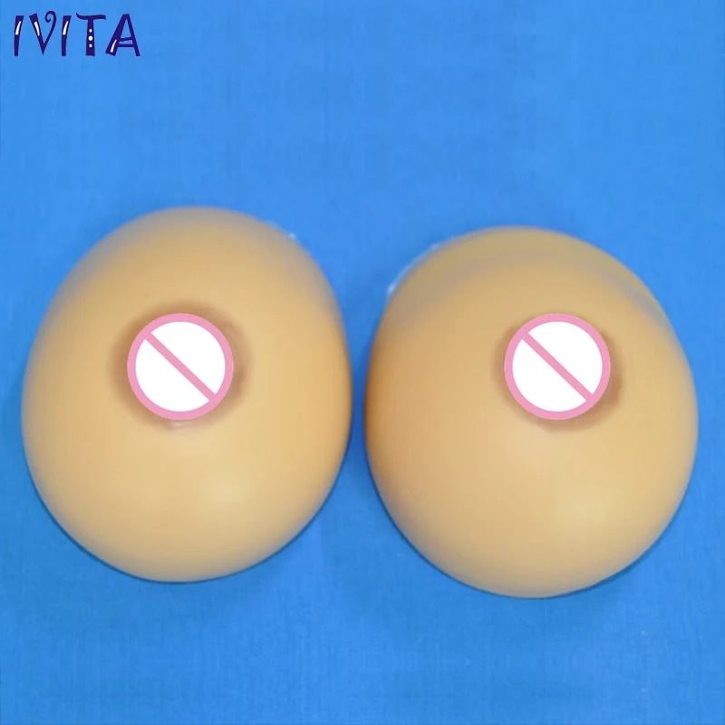 

6000g/pair Beige Water Drop Silicone False Fake Large Huge Breast Forms For Performance Art Crossdress Transgender J K Cup Size