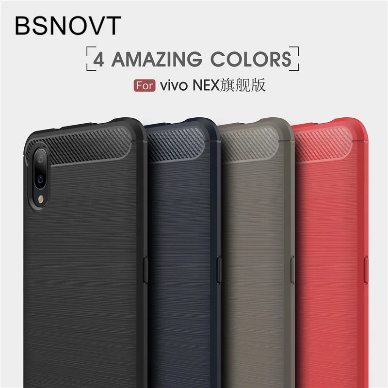 BSNOVT Vivo Nex S Чехол чехол противоударный силиконовый матовый для телефона BBK