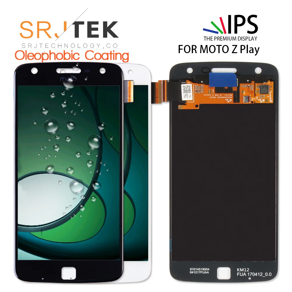 

SRJTEK 5.5''LCD For Motorola Moto Z2 Play Display Touch Screen Digitizer For Moto Z2 Play XT1710-01/07/08/10 Assembly