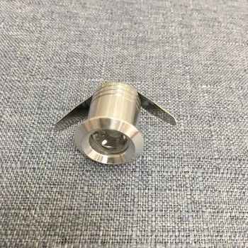 

DC12V 1W silver spot 10pcs Adjustable-pitch Led Down Light Energy Saving Spot Home Ceiling Downlight Mini Recessed Lamp