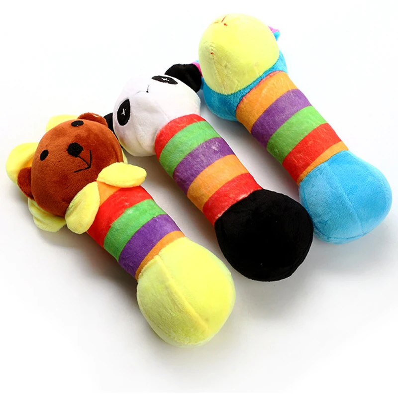 Игрушки для животных детские игрушки-Жвачки для малышей молярные жевательные Squeaker животные игрушки плюшевые хонинговые белки для игрушка