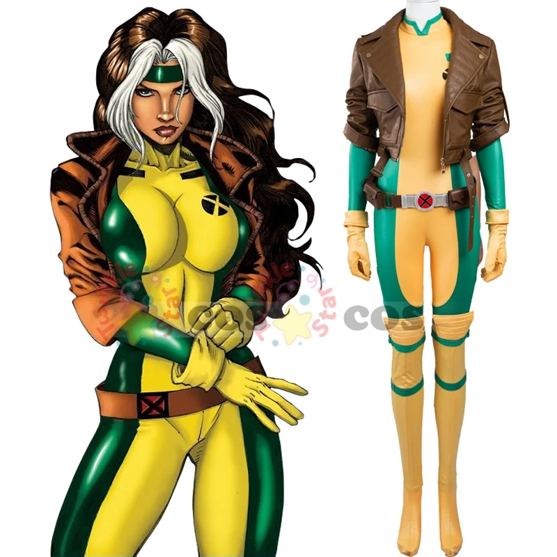 2017 x men rogue cosplay costume for adult women halloween costumes superhero women sexy leather - Halloween Costumes Prices 2017 x men rogue cosplay costume for adult women halloween costumes superhero women sexy leather - Halloween Costumes Prices