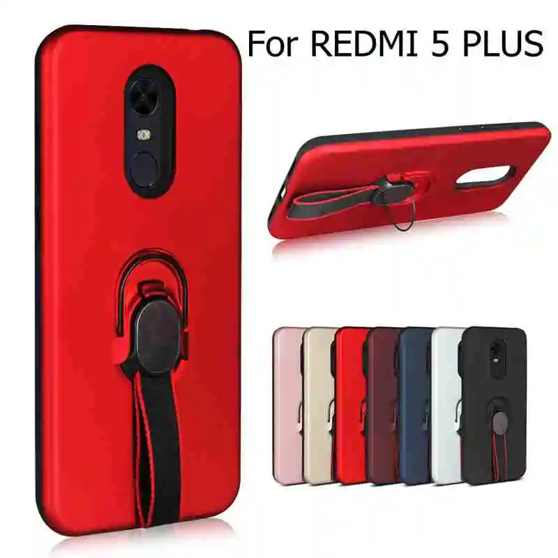 Для XIAOMI redmi 5 плюс Чехол для телефона металлический держатель телефона для машины Обложка для роскошных мягкий силиконовый ударопрочный чехол для redmi 5 плюс