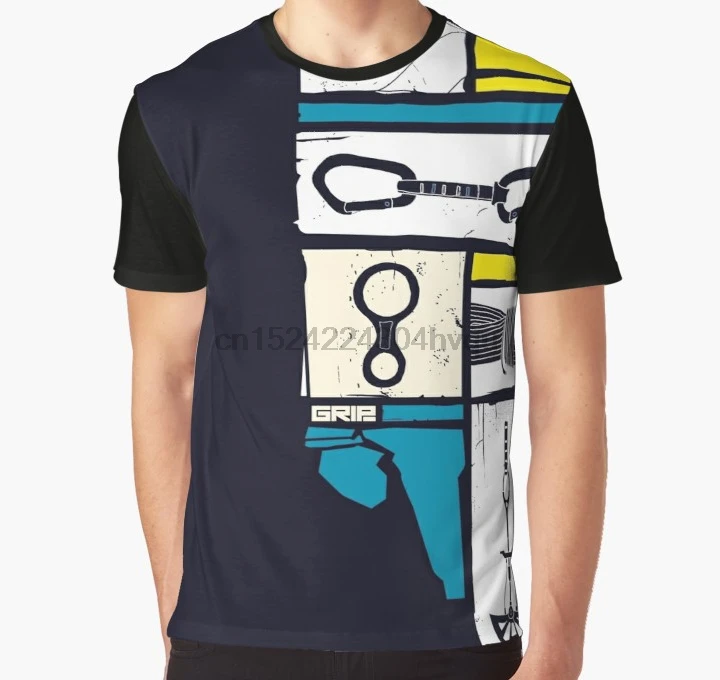

All Over Print 3D Tshirt Men Funny T Shirt climb gear Full Print Big print Graphic T-Shirt